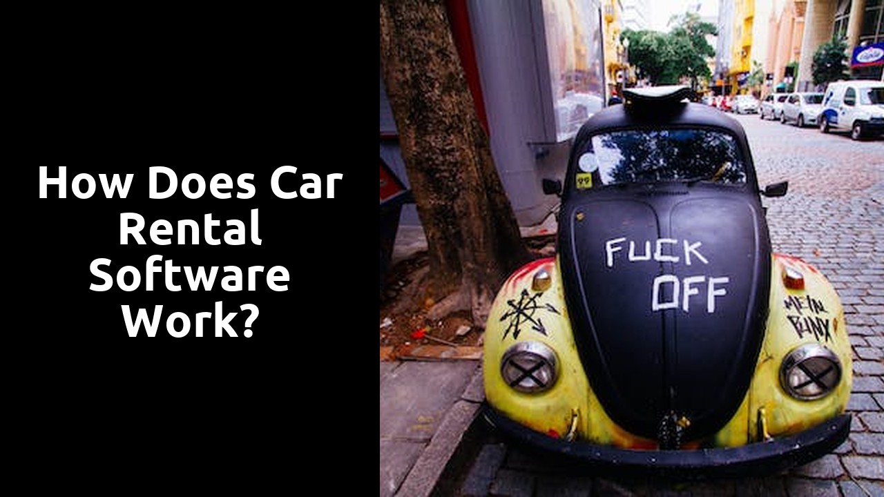 How does car rental software work?